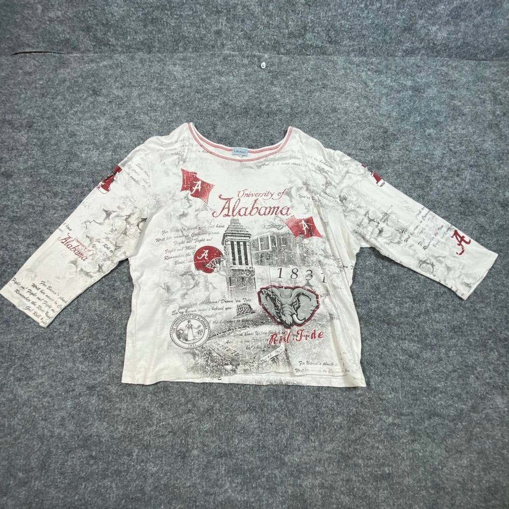 P. Michael University of Alabama Crimson‎ Tide Roll Tide Graphic Tee Large L